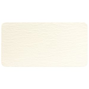 Servírovací tanier, hranatý, kolekcia Manufacture Rock blanc - Villeroy & Boch
