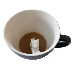 Hrnček MAČKA - preťahujúca sa, 325 ml - Creature Cups