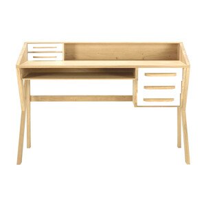 Písací stôl Origami, dub/krémová - Ethnicraft