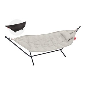 Hojdacia sieť headdemock superb vr. vankúša a čiernej konštrukcie, viac variantov - Fatboy Farba: mist