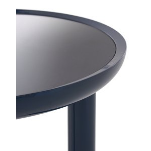 Odkladací stolík K-TOP Ø 60, viac variantov - Kartell Farba: Kouřové zrcadlo / Modrá