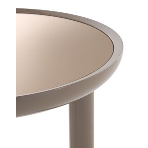 Odkladací stolík K-TOP Ø 60, viac variantov - Kartell Farba: Bronzové zrcadlo / Šedá