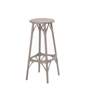 Barová stolička A.I. STOOL LIGHT, v. 75 cm, viac farieb - Kartell Farba: šedá