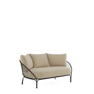 Záhradná pohovka HIRAY, viac variantov - Kartell Farba: černá/béžová