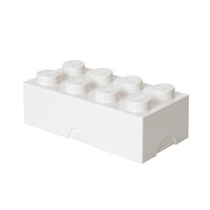 Box na desiatu 10 x 20 x 7,5 cm, viac variant - LEGO Farba: bílá