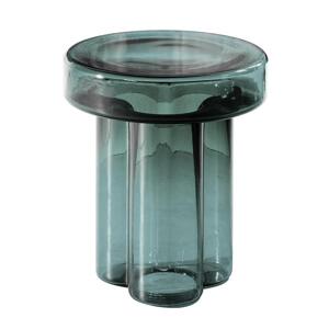 Sklenený odkladací stolík Soda, petrolejová - Miniforms