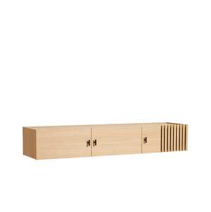 Komoda na stenu "Array", 150 x 53 cm, 2 varianty - Woud Varianta: dub, svetlý