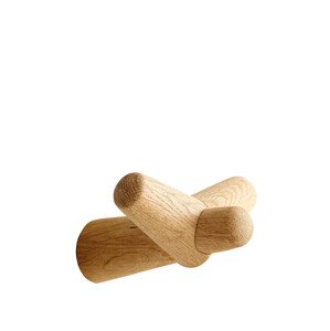 Nástenný vešiak "Tail Wing", malý, 2 varianty - Woud Varianta: svetlý dub