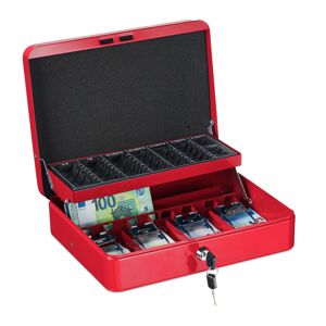 Pokladnička na kľúč RD30697, červená