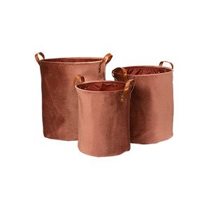 Kôš na bielizeň Autronic 3ks LK9573-BORDEAUX