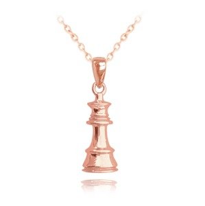 Strieborný náhrdelník CHESS- QUEEN, Minet JMAN0299RN45