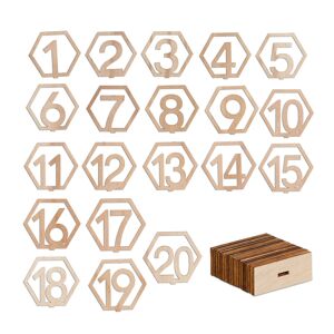 Svadobné číslovanie stolov 1-20 RD46120