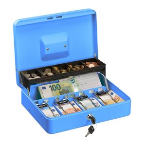 Uzamykateľná pokladnička RD30696, modrá