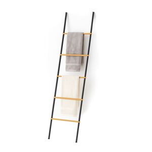 Bambusový rebrík na uteráky RD51557, čierna