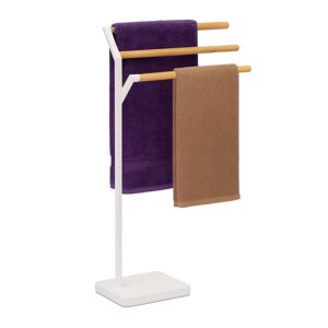 Stojan na uteráky s 3 tyčami RD51552, biela