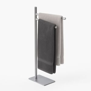 Stojan na uteráky s 2 tyčami RD51346, strieborná