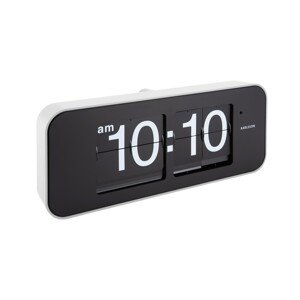 Nástenné hodiny s výklopným nápisom KA5999WH, 41cm