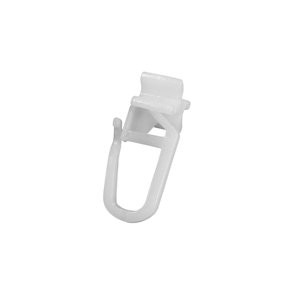 Bežec LUX s háčikom - biela hliníková koľajnica biela