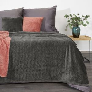 Deka CINDY3 170x210cm tmavosivá 170x210