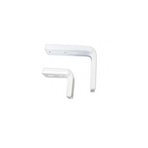 Nástenný držiak L - biely 8