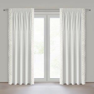 Záves ROSES na páske 140x270cm biely 140x270