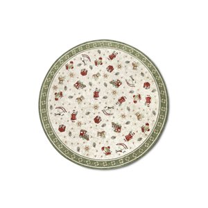 Kruhový kusový koberec Villeroy & Boch Toy´s Delight 106218 Green Multicolour Ø 160