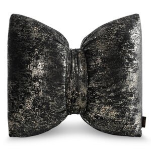 Vianočný vankúš KOKARDA 45x55 cm čierny/zlatý 45x55