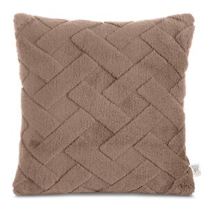 Obliečka na vankúš CARO 45x45cm tmavobéžová 45x45