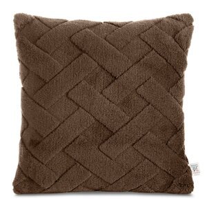 Obliečka na vankúš CARO 45x45cm hnedá 45x45