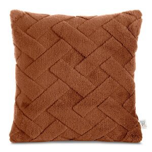 Obliečka na vankúš CARO 45x45cm tehlová 45x45