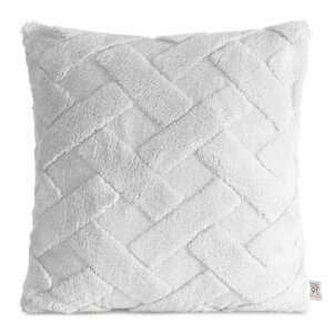 Obliečka na vankúš CARO 45x45cm strieborná 45x45