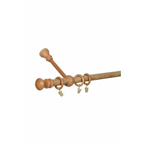 Drevená garniža STANDARD MONAKO Svetlý Dub - jednotyčová 150