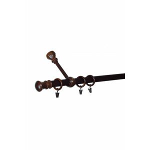 Drevená garniža STANDARD MONAKO Wenge - jednotyčová 120