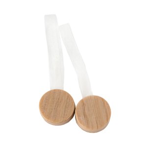 Dekoračný magnet okrúhly svetlohnedý  béžová