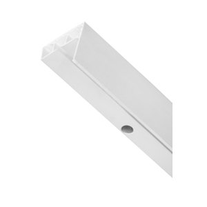 Krycia lišta ku plastovej koľajnici - biela 5cm 5