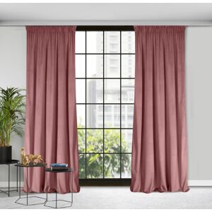 Záves ROSA na páske tmavoružový 140x270cm 140x270