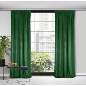 Záves ROSA na páske tmavozelený 140x270cm 140x270