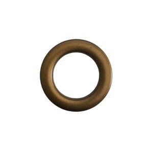 Plastový krúžok na závesy  - medený hnedá
