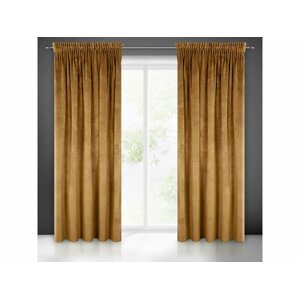 Záves RIA na páske medový 140x270cm 140x270