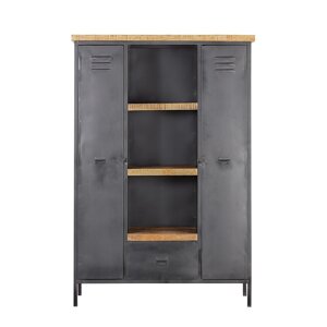 Dekoria Regál Factory 120 x 41 x 181 cm, 120 x 41 x 181 cm