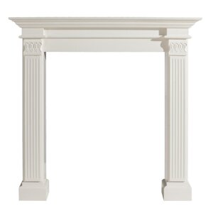 Dekoria Krbový portál Maurice white, 130 x 25 x 130 cm