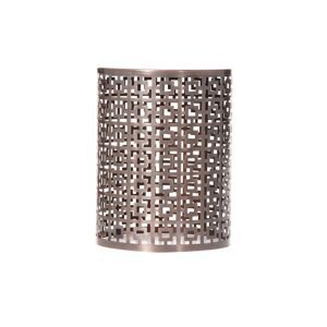 Dekoria Príručný stolík Fabia výška 46 cm bronze, 36x36x46cm