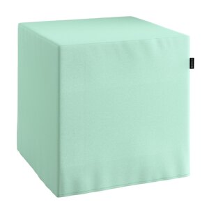Dekoria Taburetka tvrdá, kocka, mätová, 40 x 40 x 40 cm, Loneta, 133-37