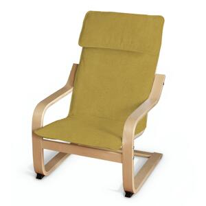 Dekoria Poťah na detské kreslo Poäng, horčicový šenil, Poťah na kreslo Poäng - detské kreslo, Etna, 705-04