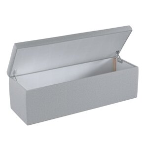 Dekoria Truhlica čalúnená, šedá, 120 x 40 x 40 cm, Amsterdam, 704-55