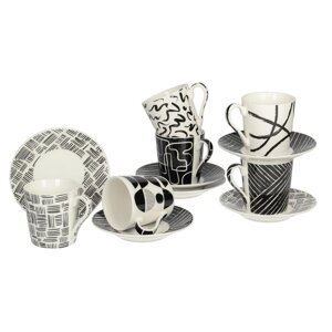 Dekoria Súprava šálok  Contraria 100ml, 8 x 6 x 7 cm